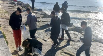 Pulizia delle spiagge libere di Imperia